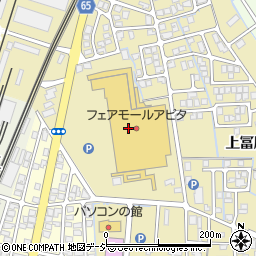 アピタ富山東店　専門店街果汁工房果琳周辺の地図