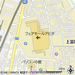 株式会社七越　アピタ富山東店周辺の地図