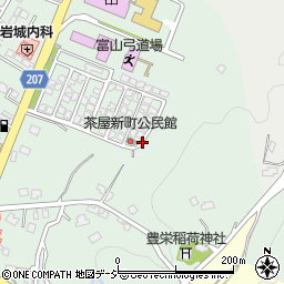 茶屋新町公園周辺の地図