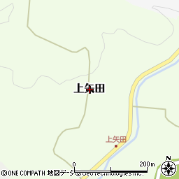 石川県河北郡津幡町上矢田周辺の地図