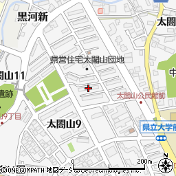 太閤山県営住宅団地４６号周辺の地図