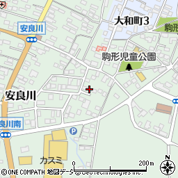 茨城県高萩市安良川124周辺の地図