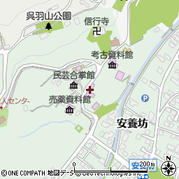 富山市篁牛人記念美術館周辺の地図
