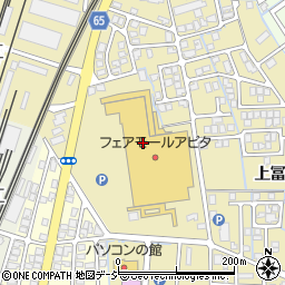 ミキハウスペリカンアピタ富山東店周辺の地図