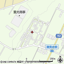 石川県かほく市大崎潮見台周辺の地図