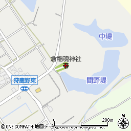 倉稲魂神社周辺の地図