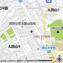 太閤山県営住宅団地３９号周辺の地図