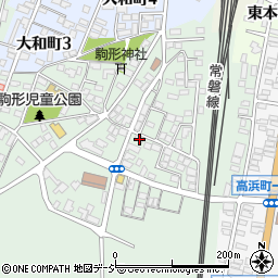 茨城県高萩市安良川269-3周辺の地図