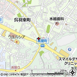 ファミリーマート富山茶屋町店周辺の地図