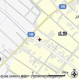 富山県中新川郡上市町広野742周辺の地図