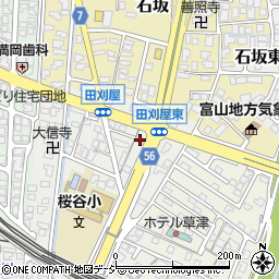 富山県富山市田刈屋206周辺の地図