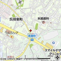 美容室ヘアーブレス呉羽店周辺の地図