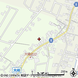 石川県かほく市大崎（ル）周辺の地図