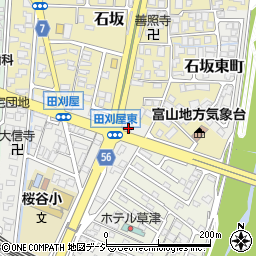 富山県富山市田刈屋206-12周辺の地図
