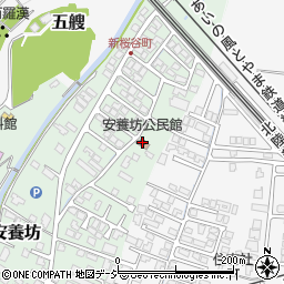 安養坊公民館周辺の地図