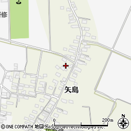 長野県小布施町（上高井郡）矢島周辺の地図
