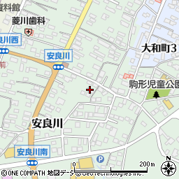 茨城県高萩市安良川78周辺の地図
