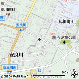 茨城県高萩市安良川79周辺の地図