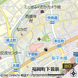 富山県高岡市福岡町荒屋敷75周辺の地図