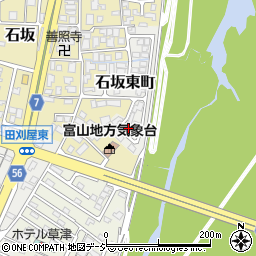 富山県富山市石坂東町6周辺の地図