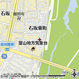 富山県富山市石坂東町12周辺の地図