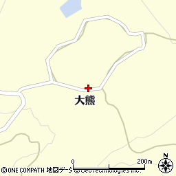 石川県津幡町（河北郡）大熊周辺の地図