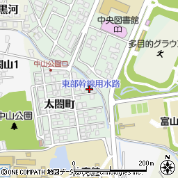 富山県射水市太閤町117周辺の地図