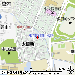 富山県射水市太閤町104周辺の地図