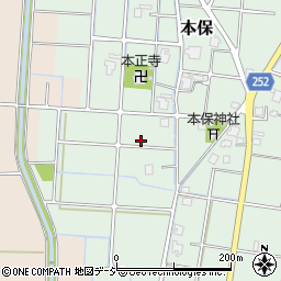 富山県高岡市本保周辺の地図