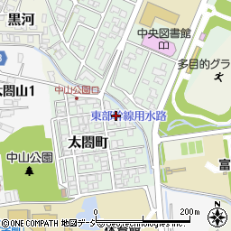 富山県射水市太閤町105周辺の地図