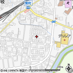 長野県長野市東町周辺の地図