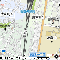 茨城県高萩市安良川274周辺の地図