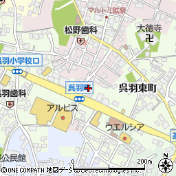 富山第一銀行呉羽支店周辺の地図