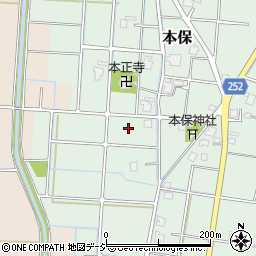 富山県高岡市本保303周辺の地図