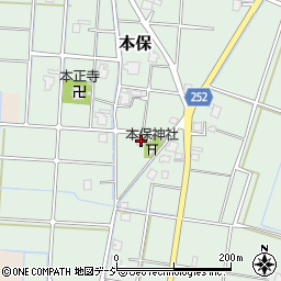 富山県高岡市本保299周辺の地図