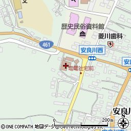 松籟荘サテライト安良川別館周辺の地図