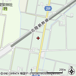富山県高岡市上開発147周辺の地図