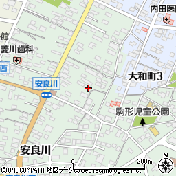 茨城県高萩市安良川61周辺の地図