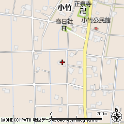 富山県高岡市小竹周辺の地図