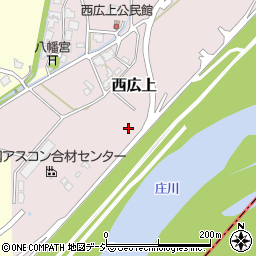 富山県高岡市西広上周辺の地図