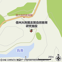 志賀自然教育園周辺の地図