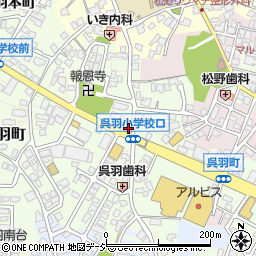 富山県富山市呉羽本町6956-1周辺の地図