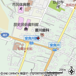 茨城県高萩市安良川721-3周辺の地図