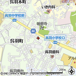 ローソン富山呉羽店周辺の地図