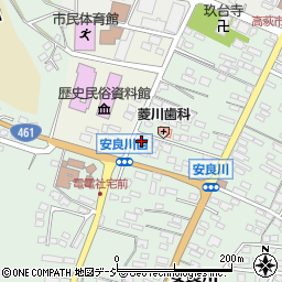 茨城県高萩市安良川719-1周辺の地図