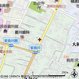 茨城県高萩市安良川669周辺の地図