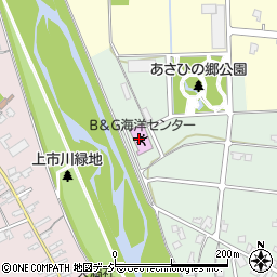 上市町Ｂ＆Ｇ体育館周辺の地図