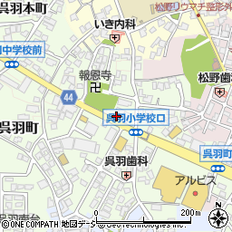 ファミリーレストラン三ちゃん周辺の地図