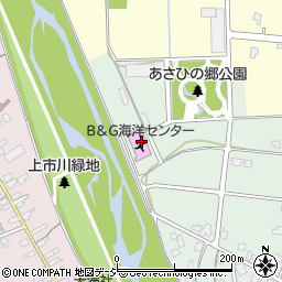 上市町役場　上市町Ｂ＆Ｇ海洋センター体育館周辺の地図