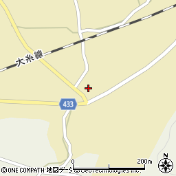 長野県北安曇郡白馬村塩島周辺の地図